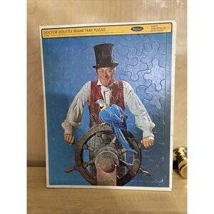 Vintage 1967 Doctor Dolittle Frame Tray Jigsaw Puzzle by Whitman - Complete